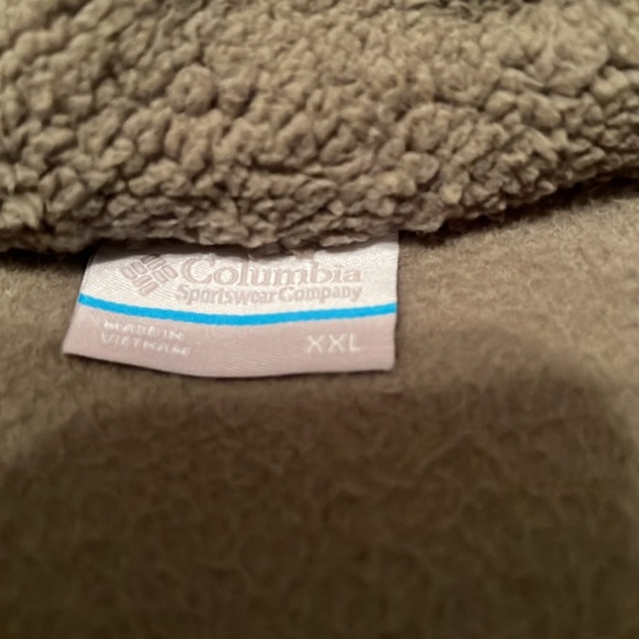 New XXL  Sherpa fleece jacket by COLUMBIA. - Picture 4 of 5